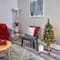 4ft. Pre-Lit Pine, Pinecone & Berries Artificial Christmas Tree, Clear LED Lights
